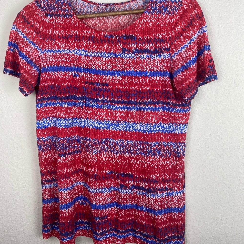 Tory Burch Pina Cotton Tshirt Sz XS